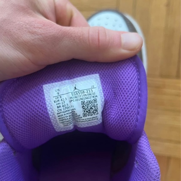 Nike Air Jordan Purple Mocha - Picture 2 of 2